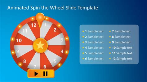 spinning wheels gif|Spin the wheel! Free spinner PowerPoint template.